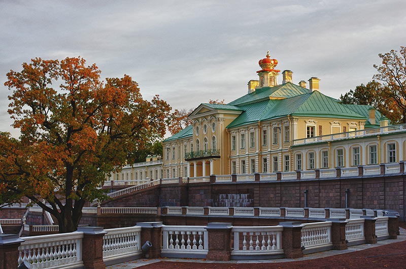 Little House in der Herbst-Park)
