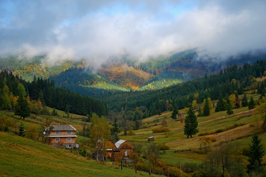 Viel weniger Sonne schien ... Im Herbst in den Karpaten