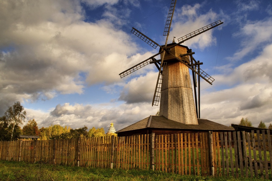 Sie Wind war wie die Sterne verteilt - das Licht ...