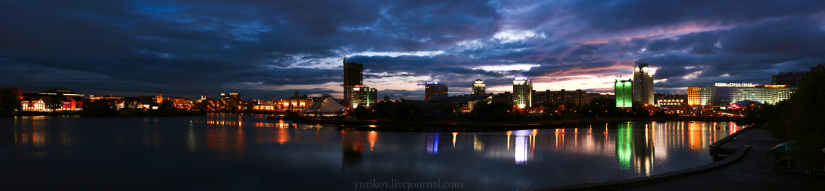 Evening pano, Minsk