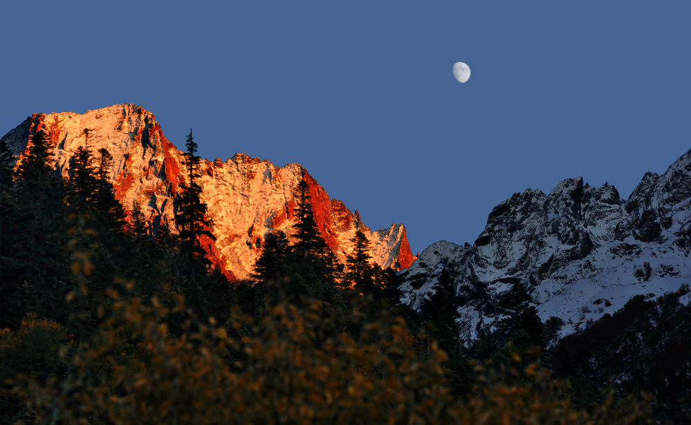 Zwischen zwei Sterne