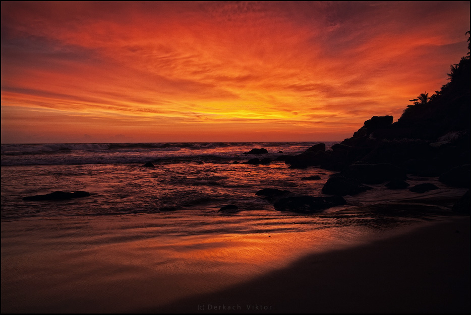 Fiery Sonnenuntergang