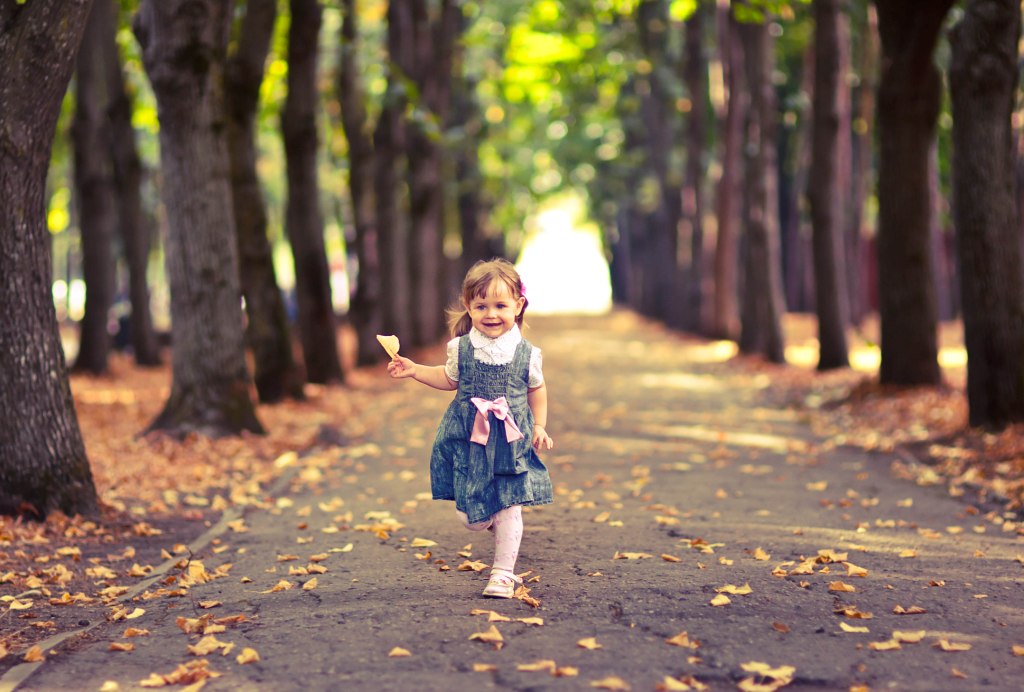 Fall durch die Augen der Kinder