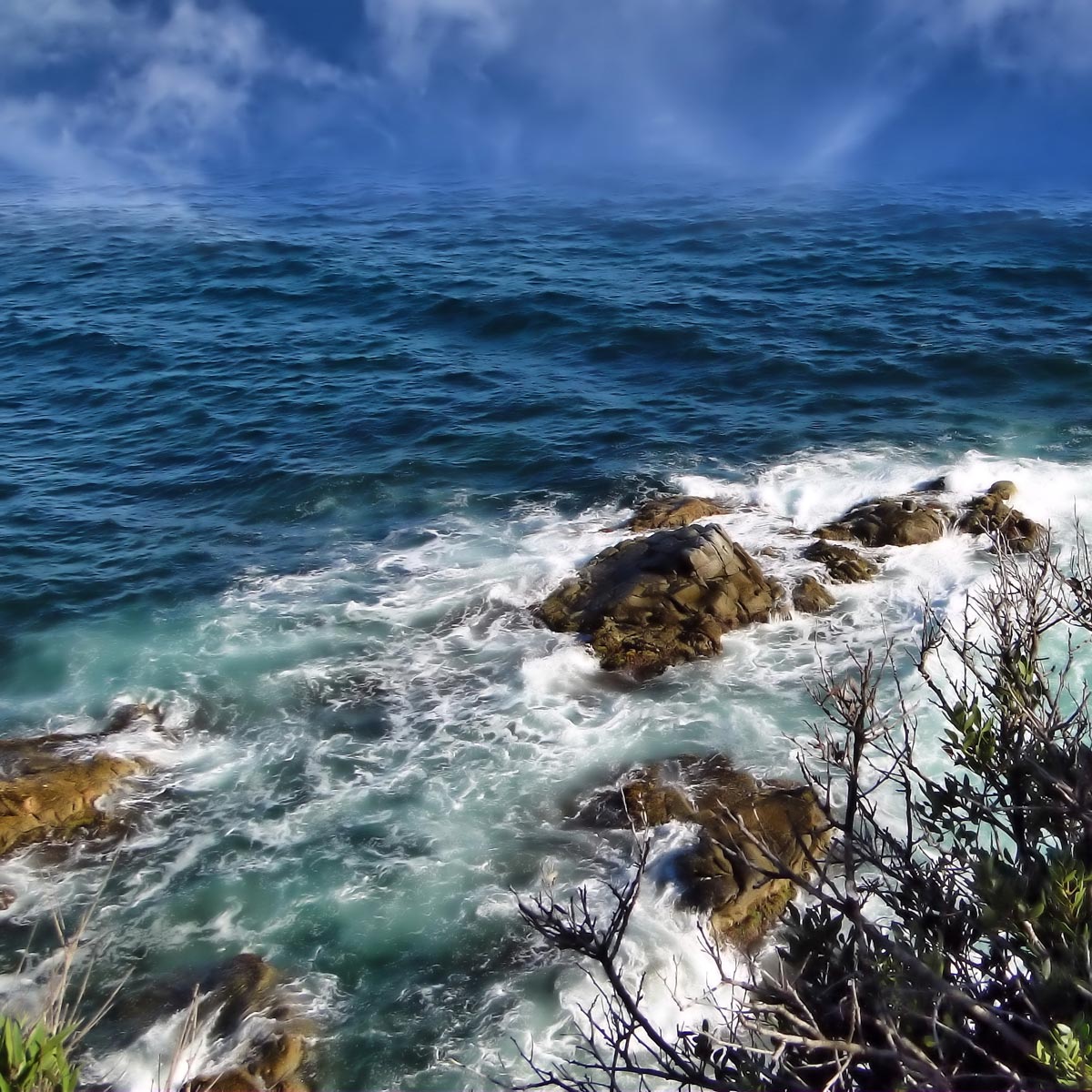 Das Meer ist wieder Sorgen ...