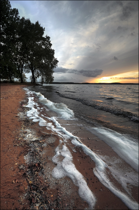 Auf den Linien, die gefunden werden ...