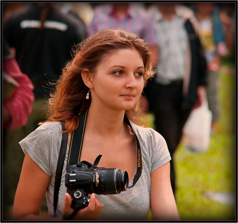 Das Mädchen mit dem Nikon.