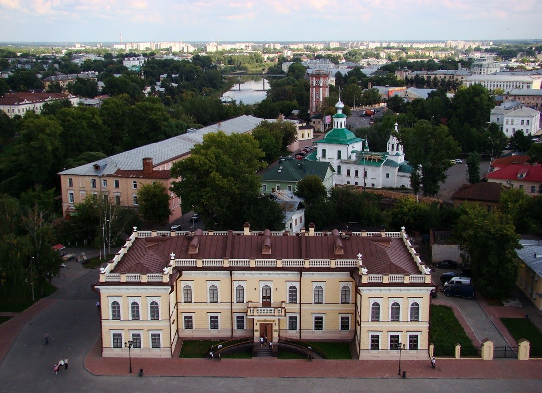 Stadt in der Handfläche