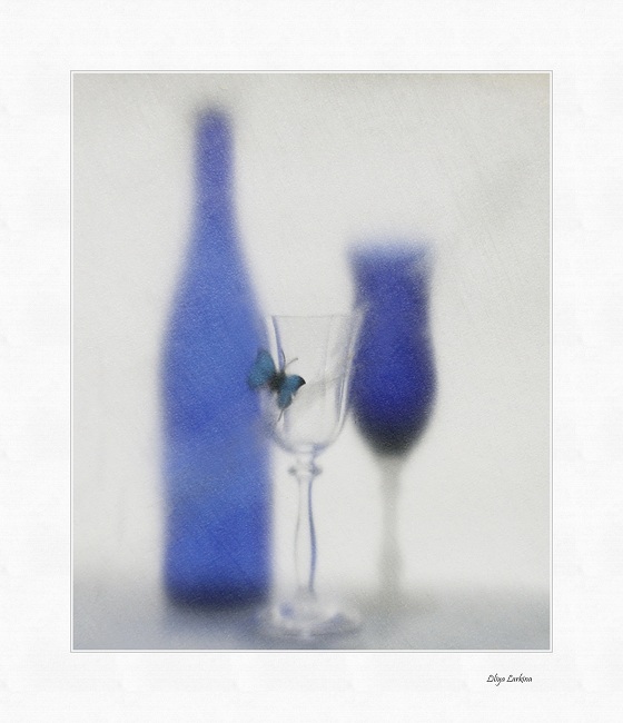 mit einem Schmetterling ....