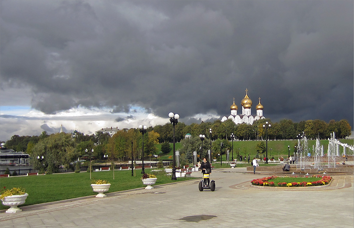 Unter dem Himmel von Oktober.