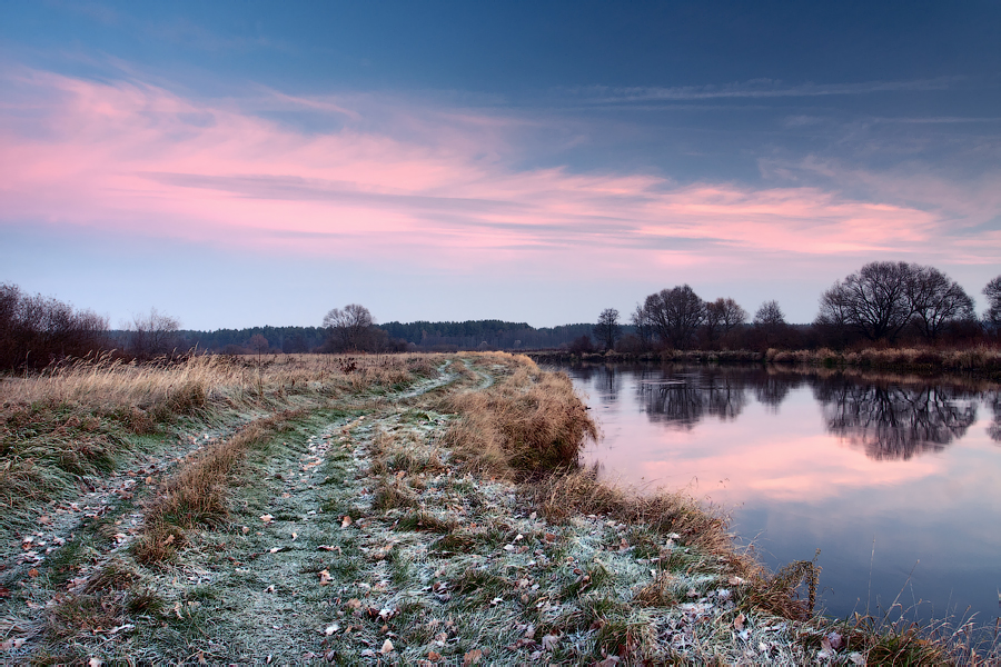 Frosty Morgen im Oktober ............ ..............