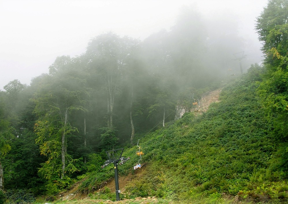 Von den Bergen der Nebel kam ...