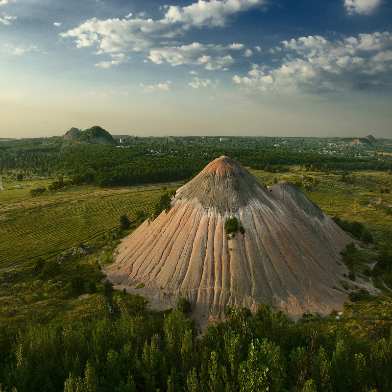Ein aus der Vogelperspektive