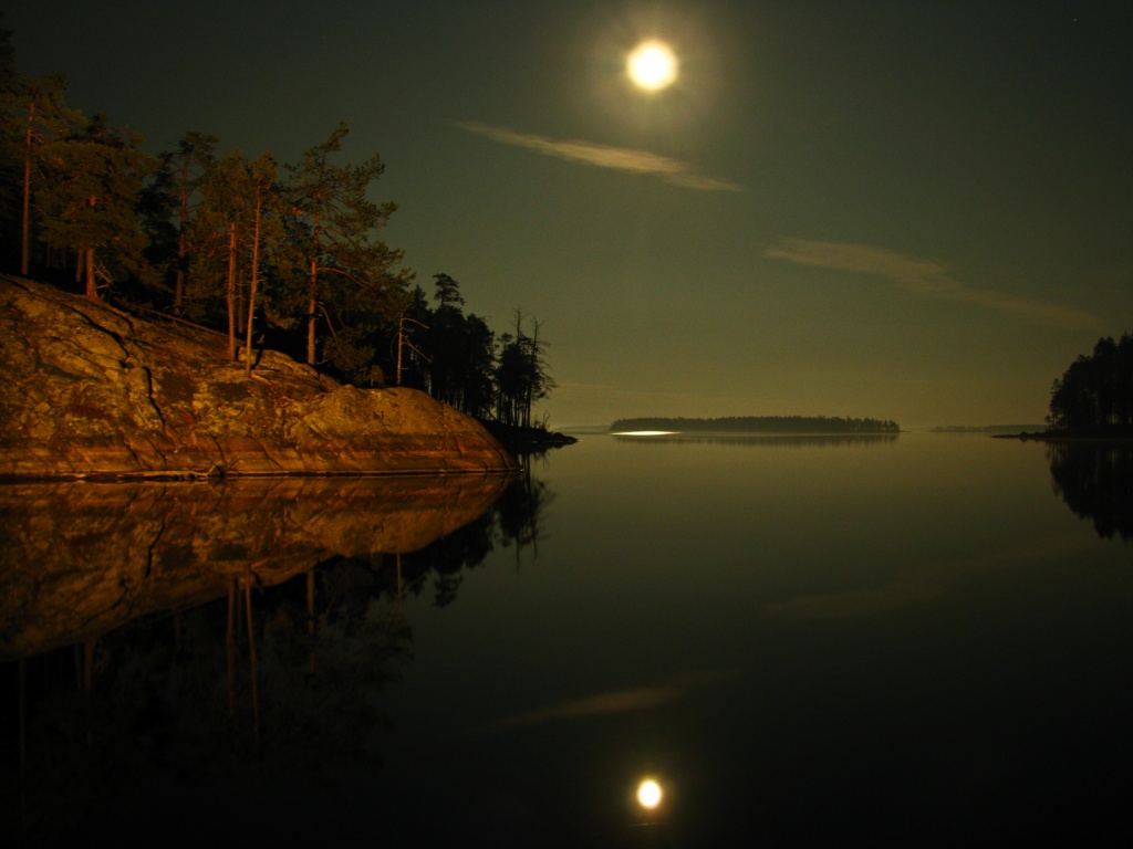 ... Wenn der Mond schläft nicht ...