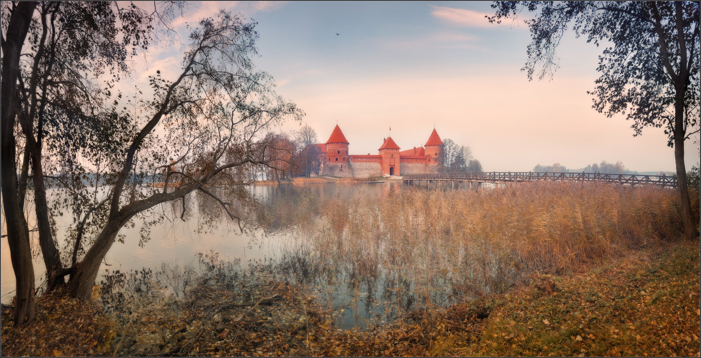/ Morgen in Trakai /