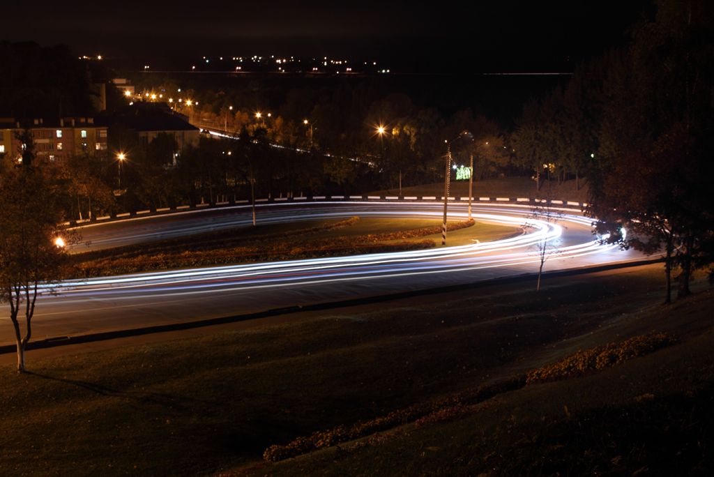 Nachtleben in der Stadt auf fünf Hügeln