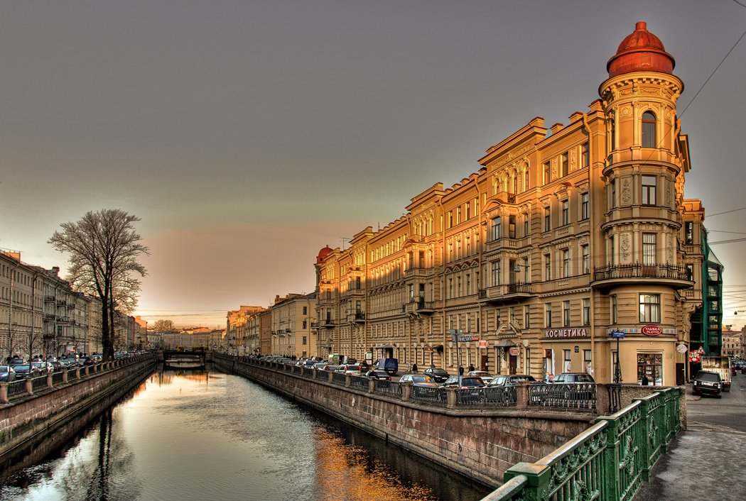 Morgen am Kanal Griboedova