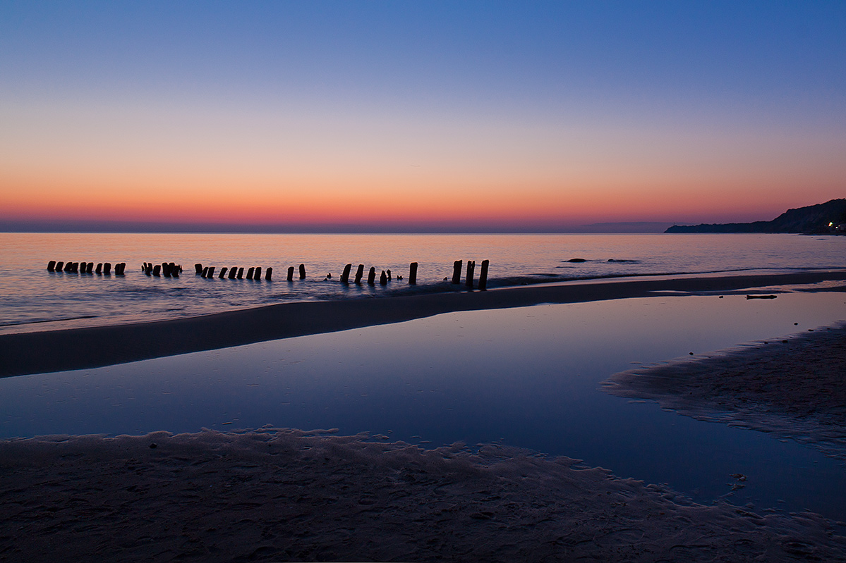 Baltika. 6 Minuten vor Sonnenaufgang.