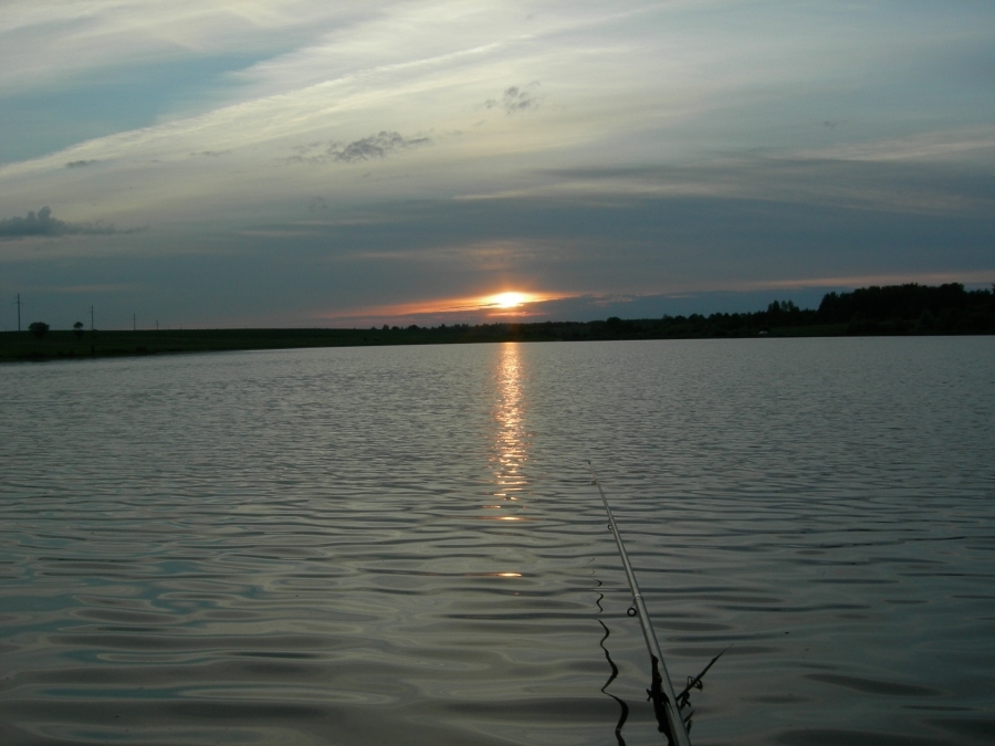 Die letzten Sonnenuntergang des Sommers