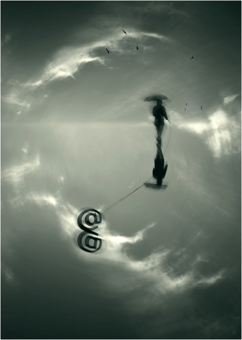 Mädchen mit einem Hund ..