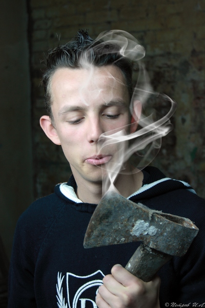 Rahmen für den Film "Rauchen Achsen"