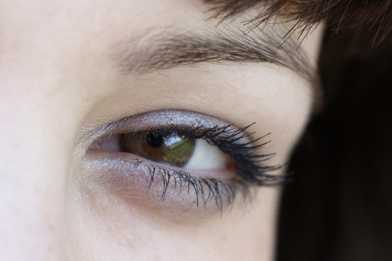 ... Über die Augen lesen ...