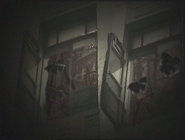 An der Grenze, um dort