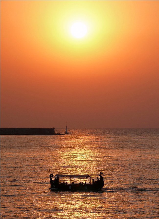 Gold Sonnenuntergang ...