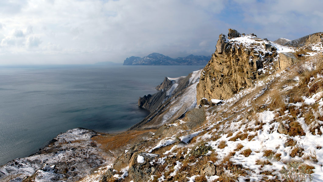 Tag nach einem Schneefall