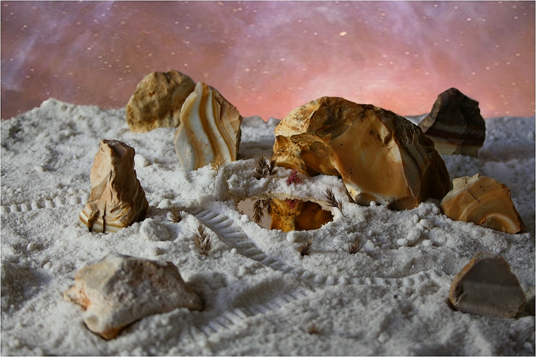 Der Morgen auf dem unbekannten Planeten