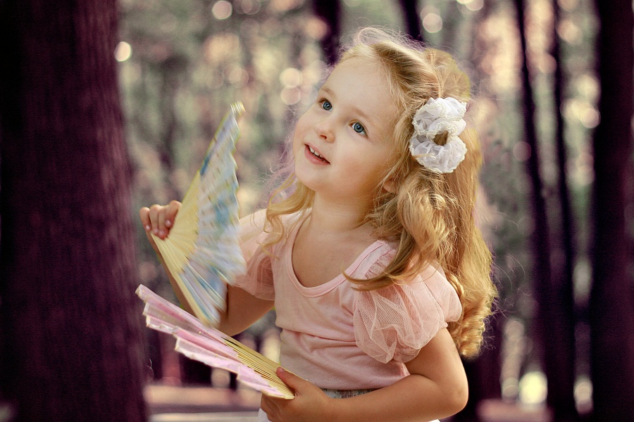 Girl with a Fan