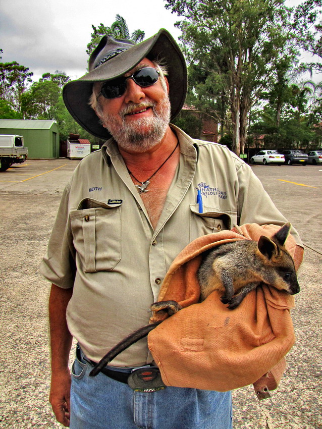 Einer der "Ozzie" + Wallaby