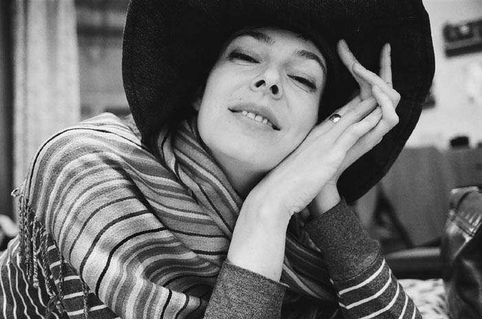 Portrait of a girl in a hat