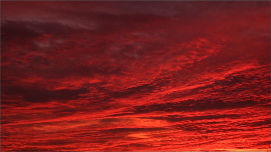 Blazing Sonnenuntergang