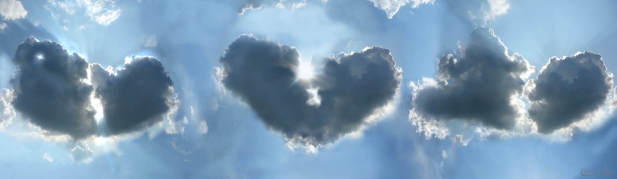 Und wo gerissen - das Herz in der Mitte ...