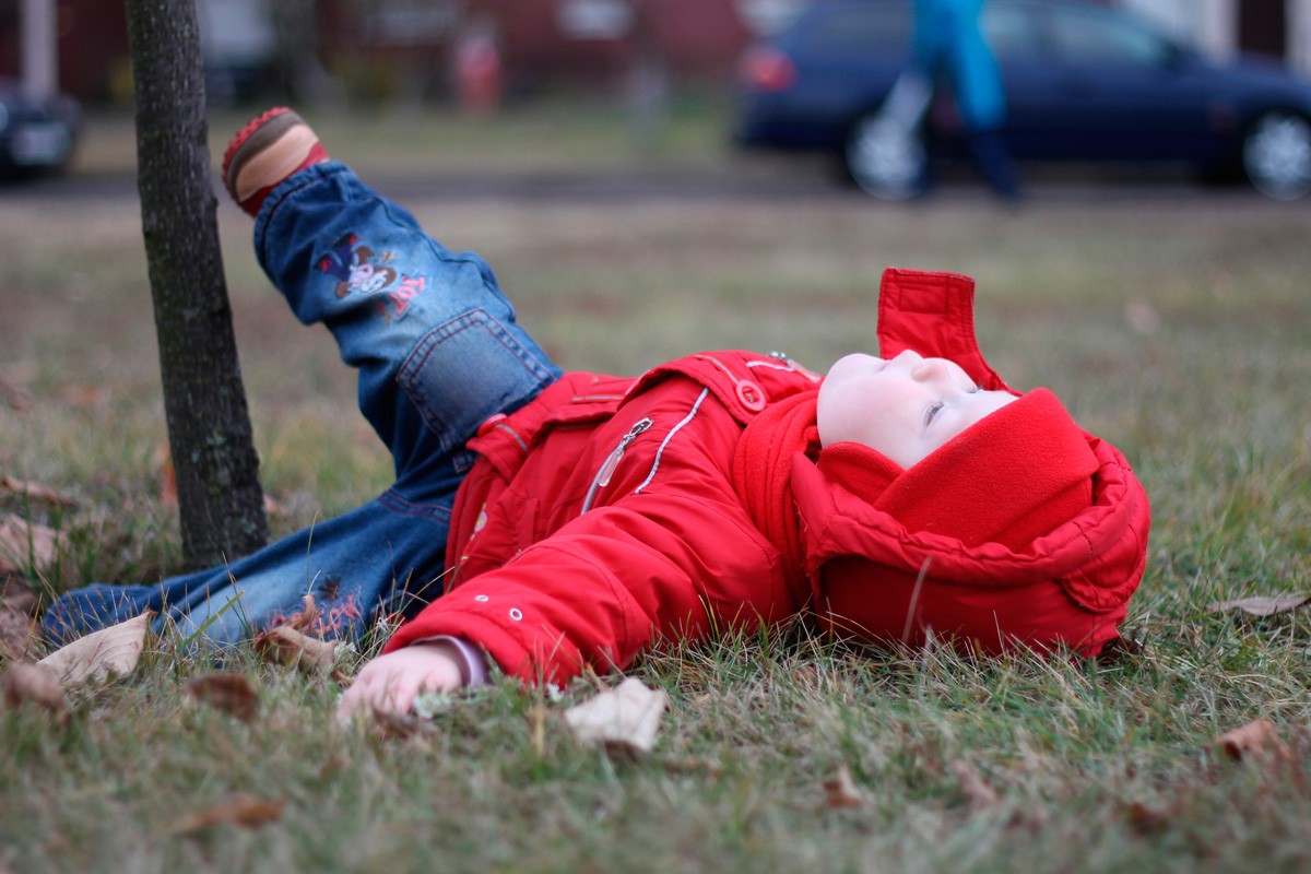 Hier ist ein Spaziergang