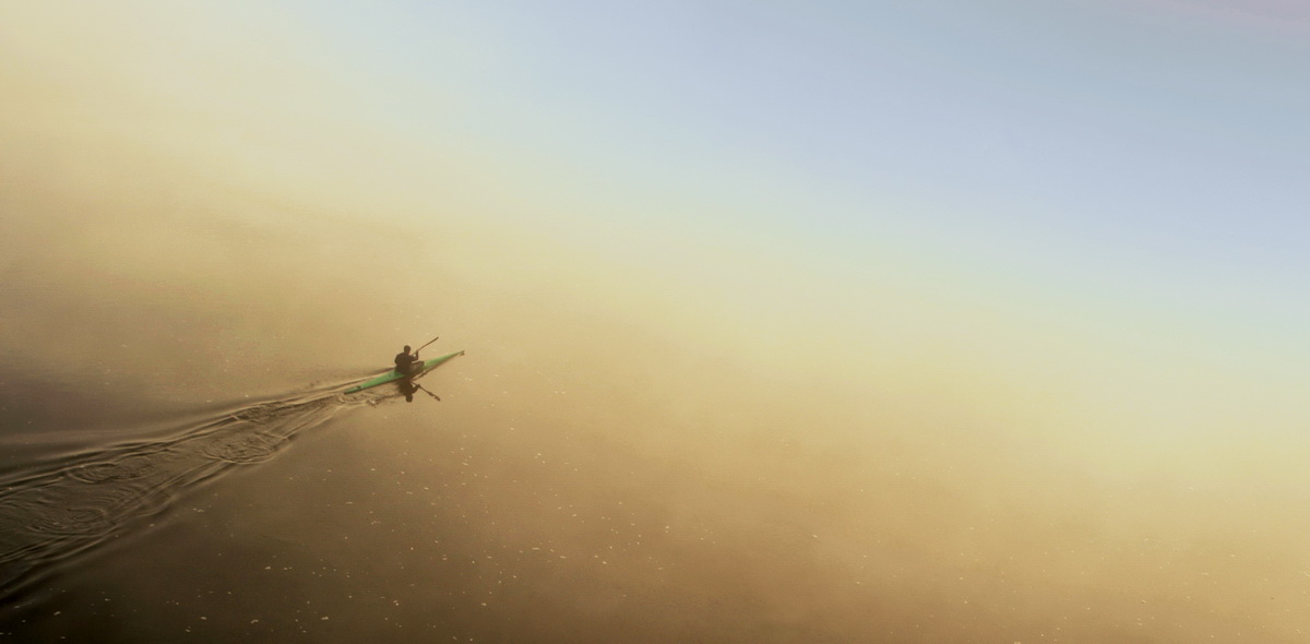 floating in den Himmel ...