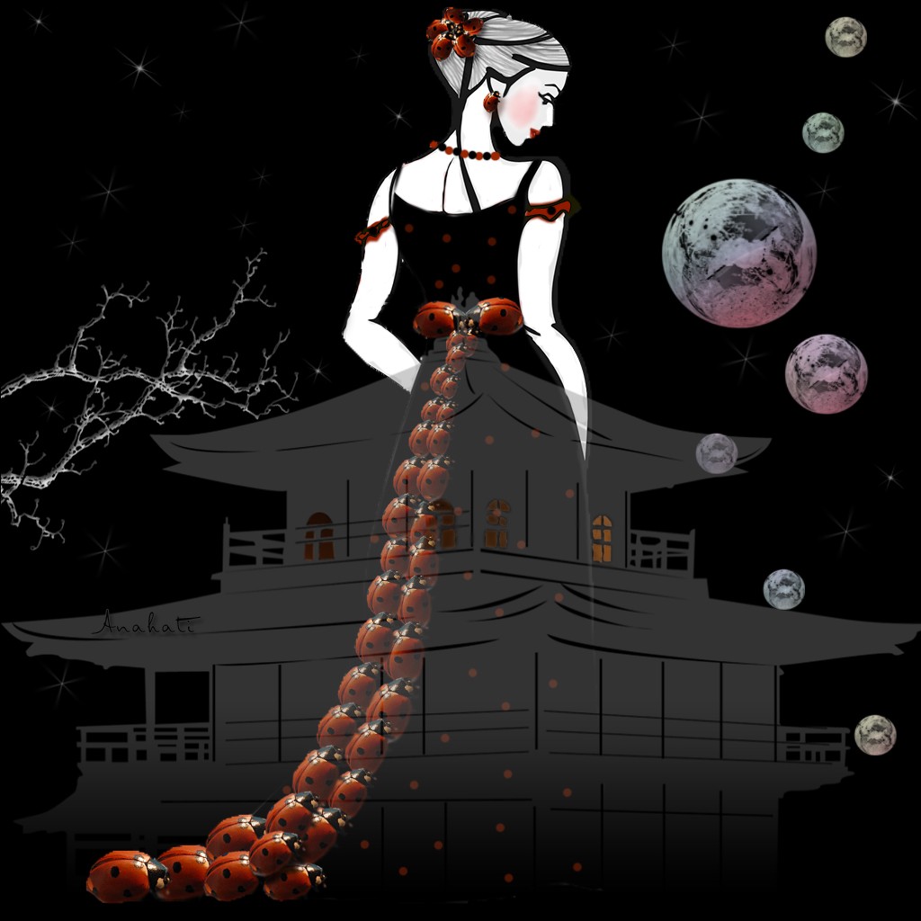 mein Sommerkleid in kleine Kuh Gottes ...