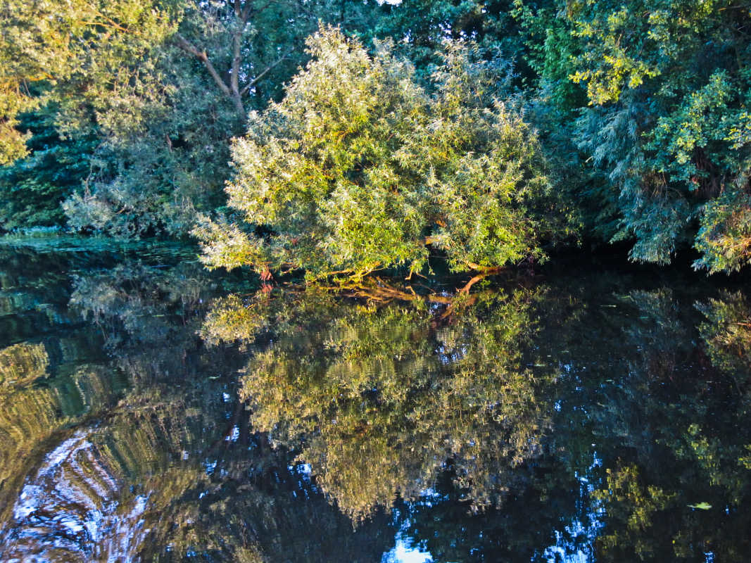 Mukhavets bei Sonnenuntergang.