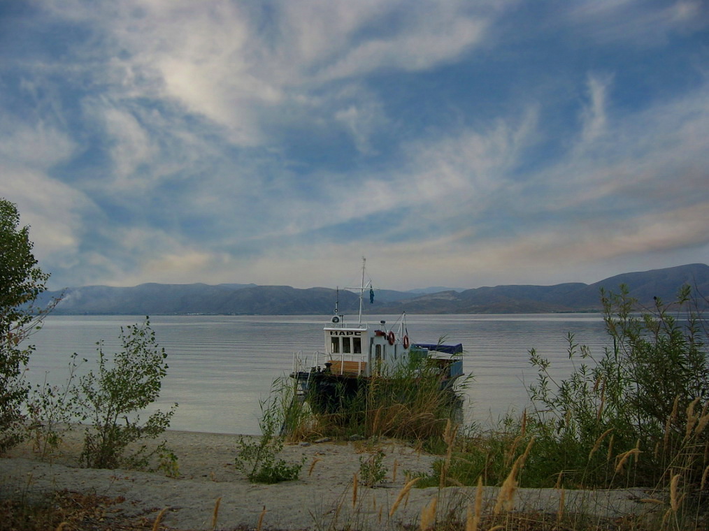 Warten auf Fahrgäste