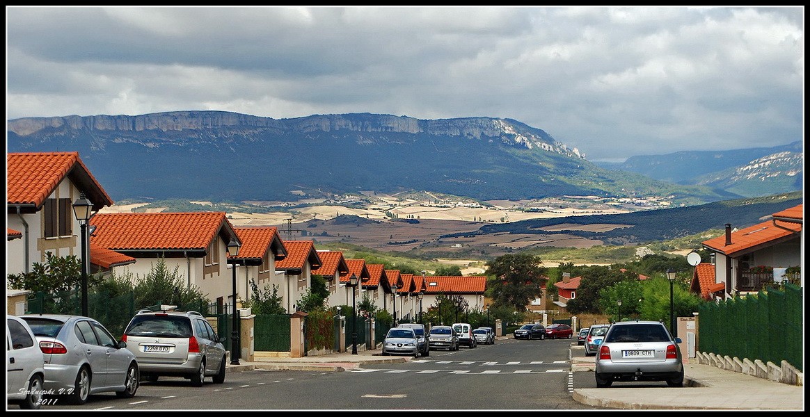 Mit Blick auf die Pyrenäen