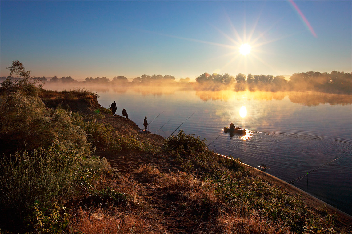 Pro Fischer, Nebel und Regenbogen