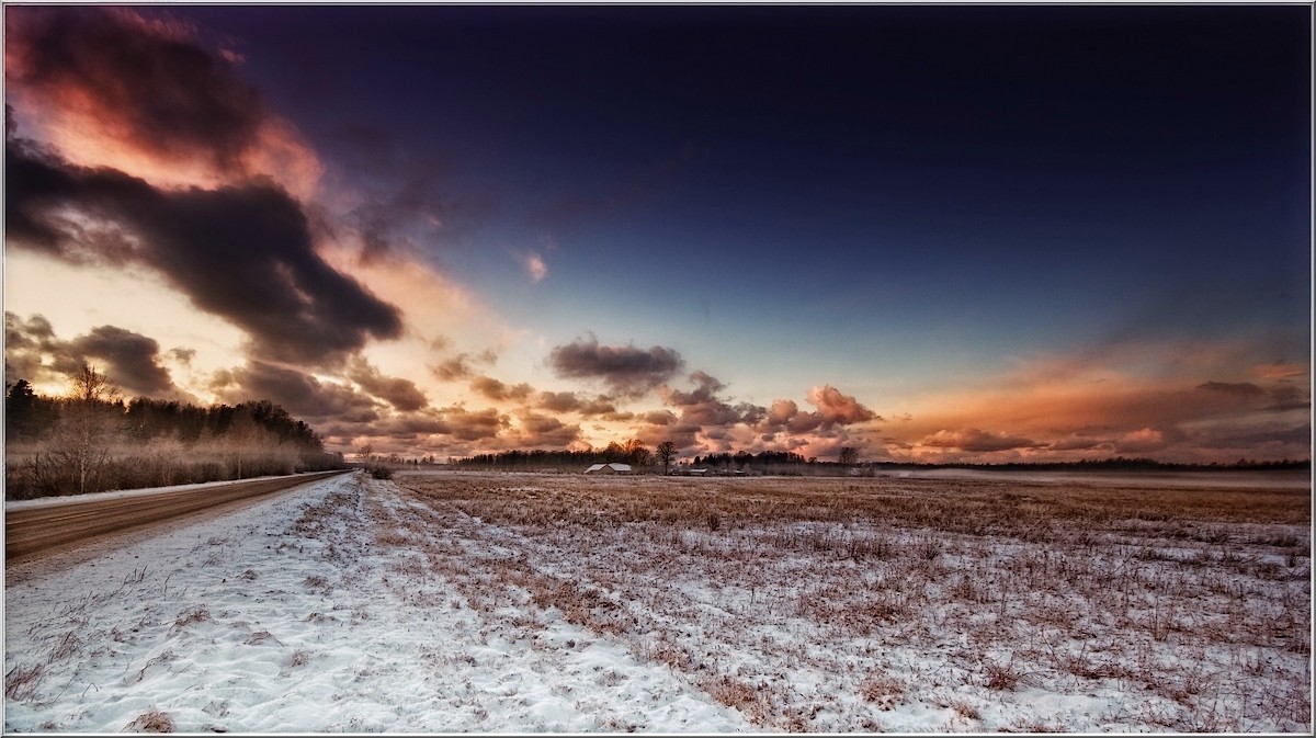bei der Verfolgung der Dämmerung