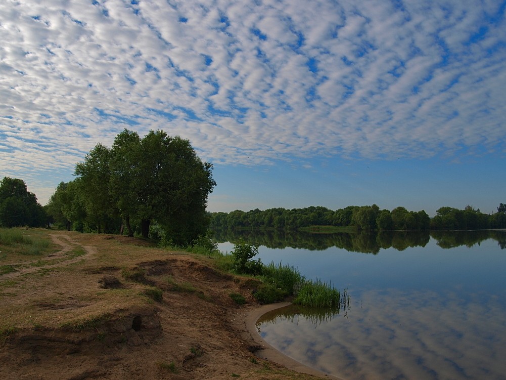 Landschaft mit Wolken