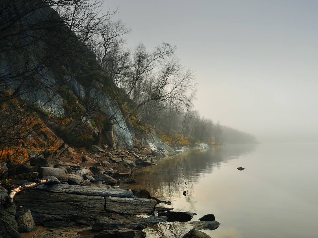 Dort, hinter dem Nebel ...