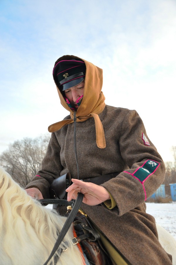 Winter-Husaren ist kein Hindernis ...