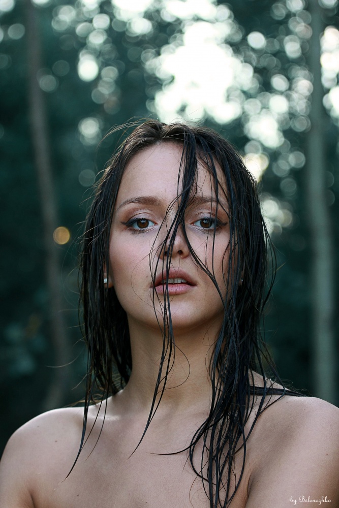 After swimming in a lake