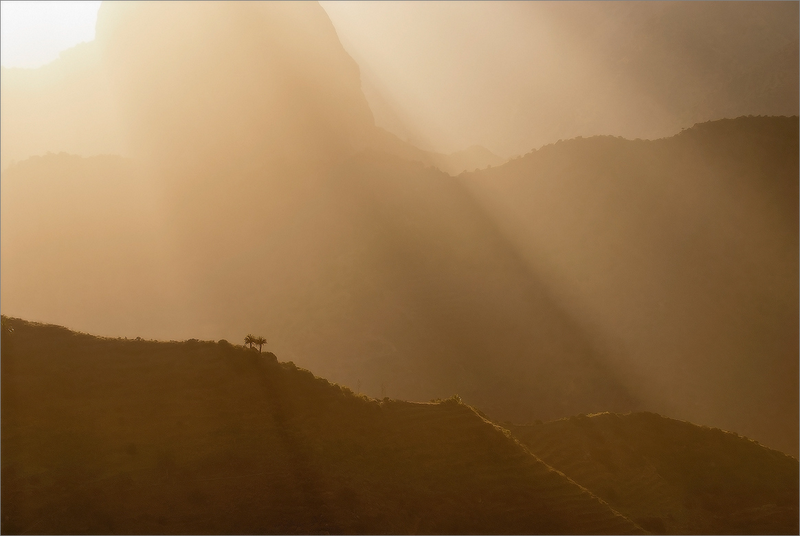 Auf der Steigung des Tages.
