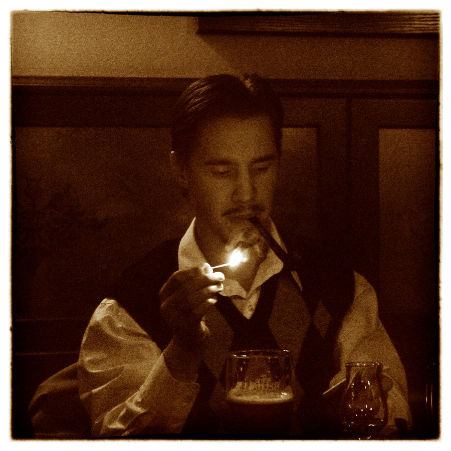 Der Abend beginnt ...