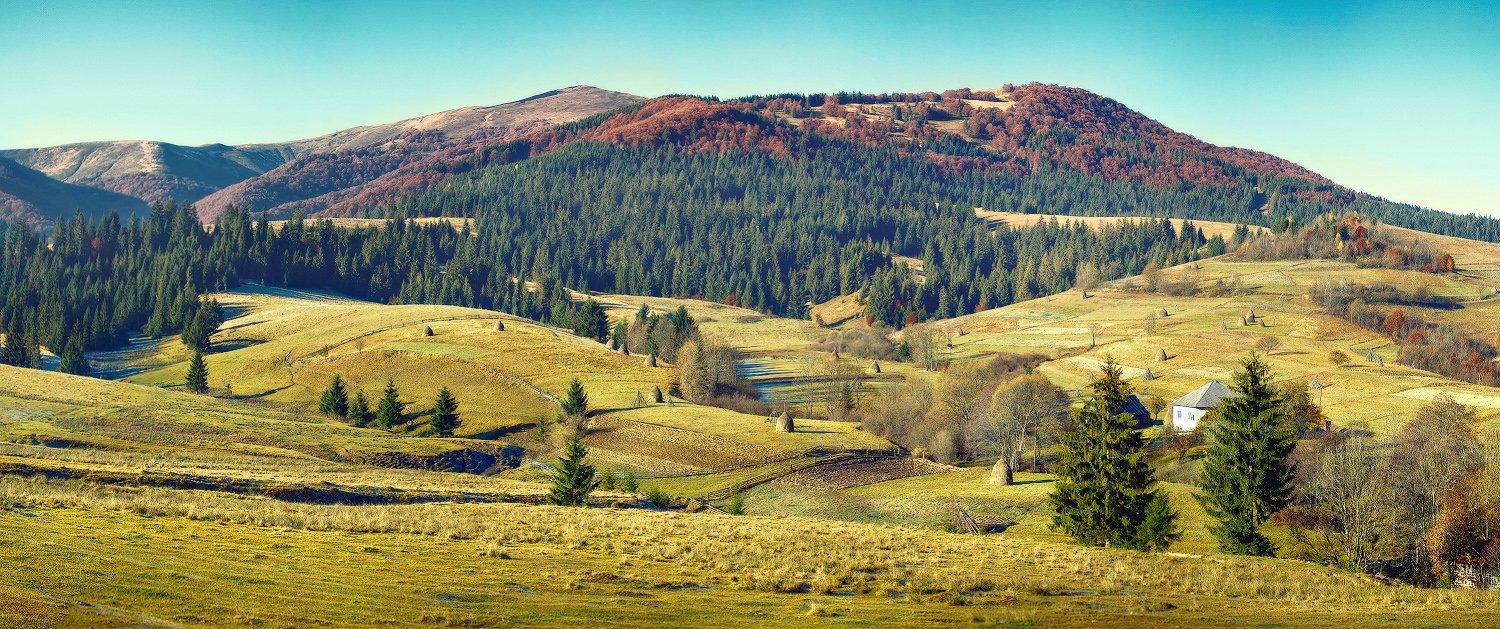 Morgen in den Karpaten ......