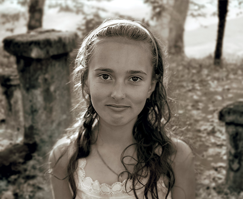 Porträt von Mädchen